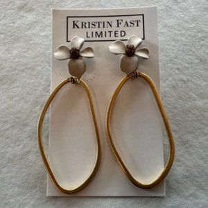 KRISTIN FAST LIMITED BRAND NEW POST DECORATIVE EARRINGS